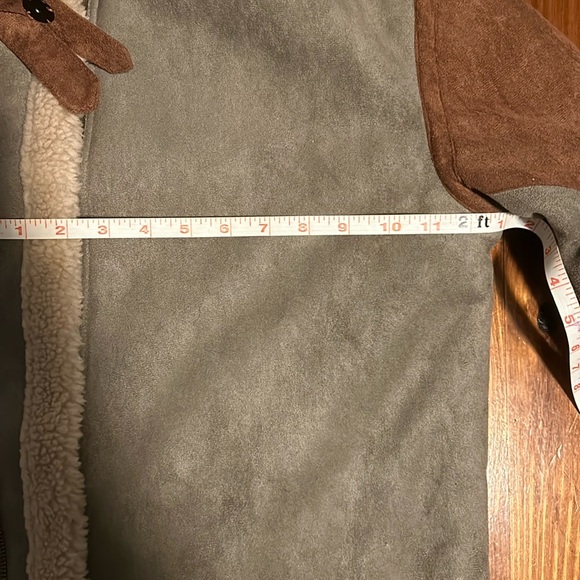 Men’s Suede & Faux Fur Coat - Picture 6 of 9